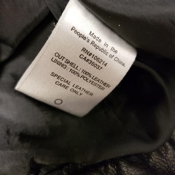 SOLD Mens JOES JEANS Genuine Leather Jacket.Blk.XL - Picture 7 of 7